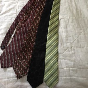Lot of 4 Men’s Silk Ties